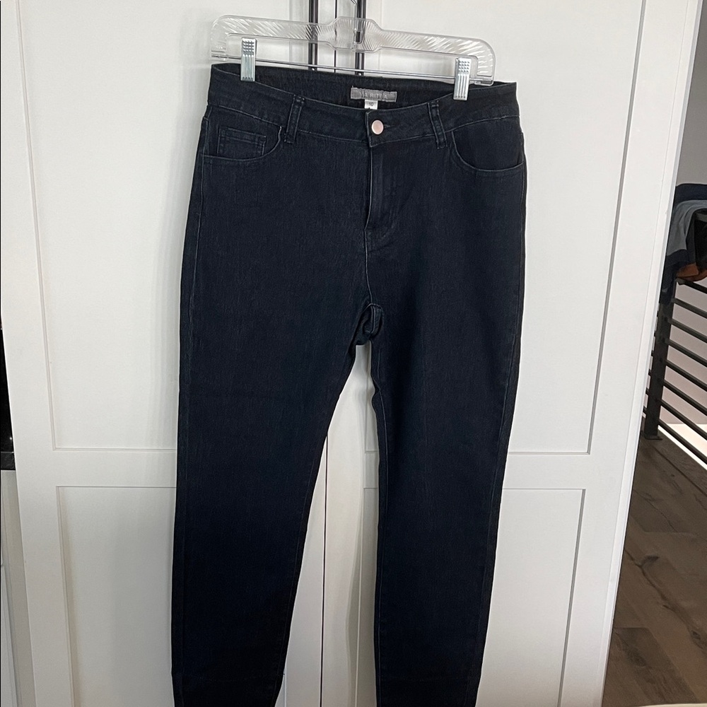 Elegant Dark Blue Skinny Jeans for Women